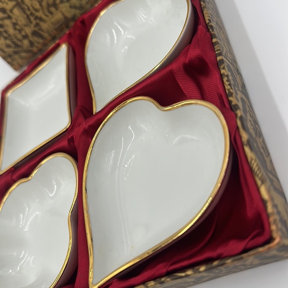 4 Vintage Limoges France Playing Cards King Queen Ace Jack Trinket Dishes - Picture 16 of 17